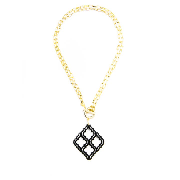ZENZII Jewelry - Wholesale Pendant/Charm Necklace - Lattice Pendant Necklace37