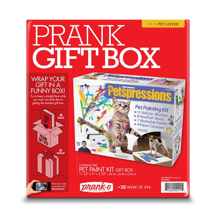 Prank Gift Box Pet Paint Kit for wholesale by Prank-O