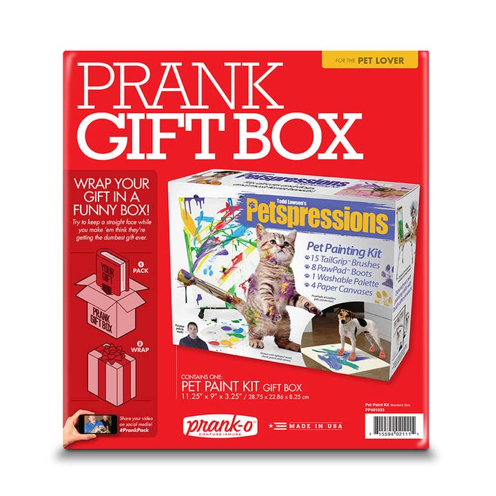 Prank-O – wholesale Gag gift/novelty gift – Prank Gift Box Pet Paint Kit