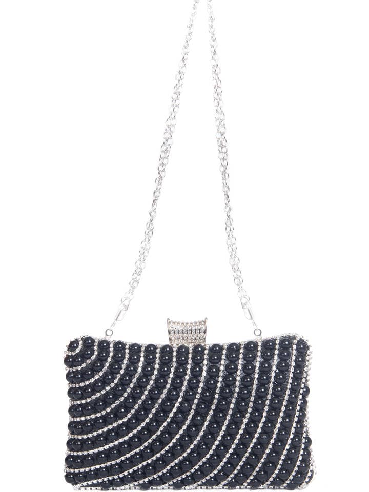 Borsa a tracolla con catena Lauren Lorraine Adore Rhinestone. per la vendita all'ingrosso da parte di Lauren Lorraine