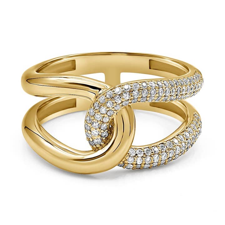 Glødende laboratoriedyrket diamant ring (0,33 CTW) for engroshandel hos Orchid Gems Fine Jewelry