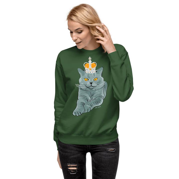 Jolly & Goode - Wholesale Graphic Sweatshirt - Women's - British Blue Premium Sweatshirt10