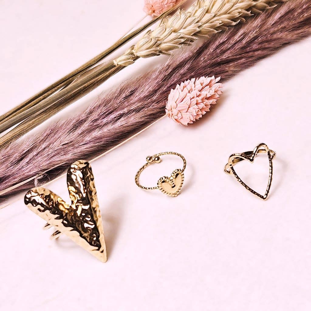 Ibiza Boutique - Wholesale Band/Stacked Ring - Ring heart small3