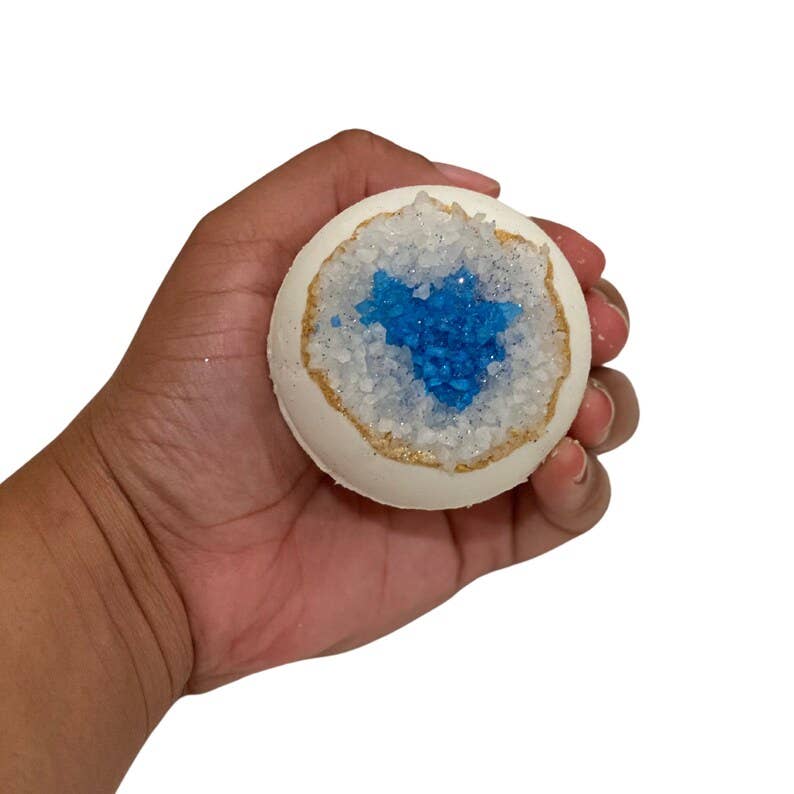SNB Luxury Bath Products - Wholesale Bath bomb/fizz - Pick Your Color & Scent | Assorted Geode Bath Bombs | 4oz 8