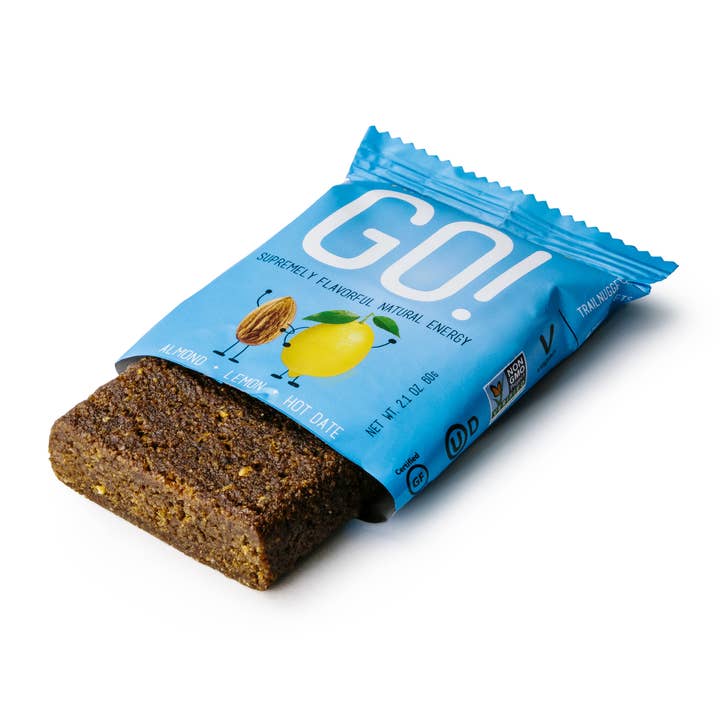 Trailnuggets GO! Citron+mandel energibar 12ct. for engroshandel hos Trailnuggets