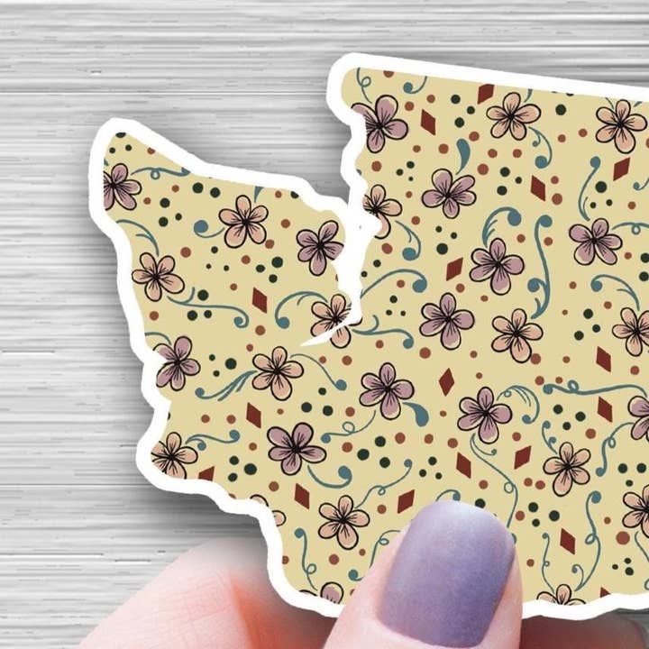 Beth Ann Erickson Designs - Wholesale Sticker - Washington State Stickers, Pacific Northwest Sticker1