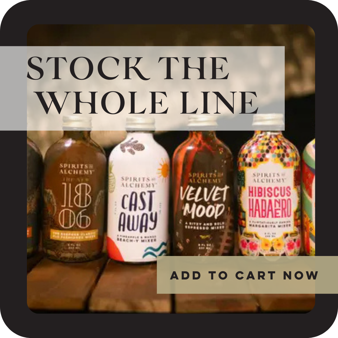 Spirits of Alchemy - Wholesale Cocktail Mix/Syrup - The New 1806 Spicy | Old Fashioned Cocktail Mixer | Gift4