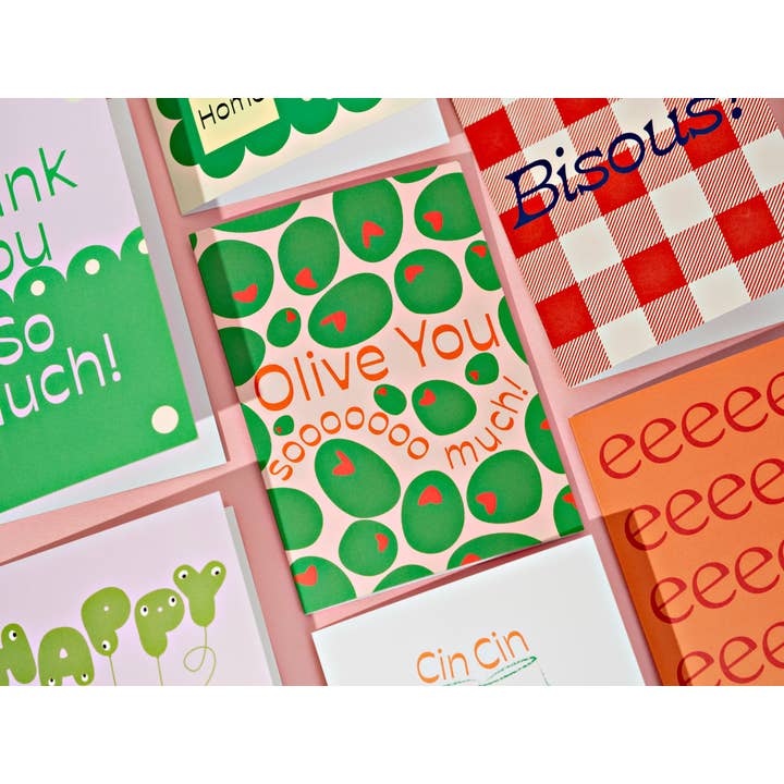 Good Thanks Paper - Wholesale Love Card - Olive You Love Card3