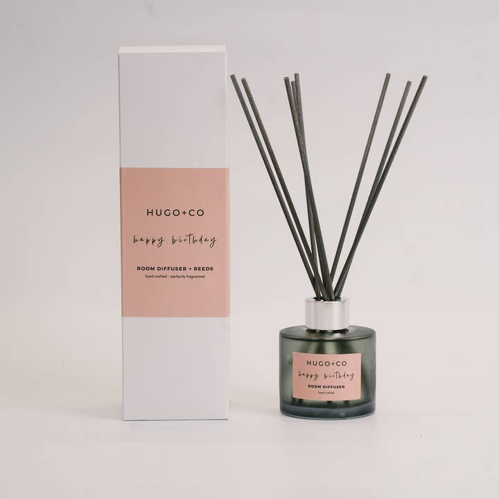 Happy Birthday Reed Diffuser for wholesale by HUGO+CO