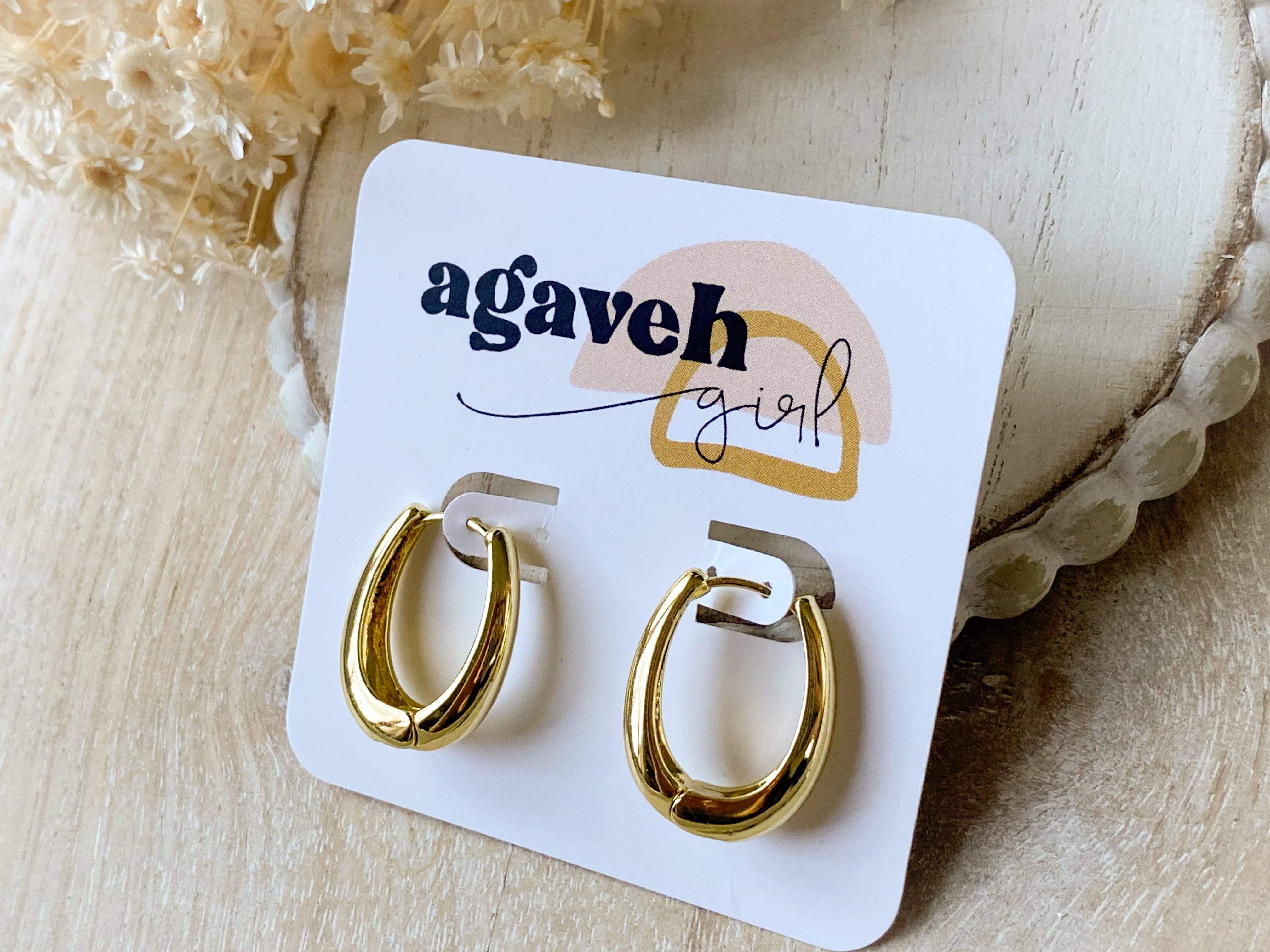 Agaveh girl - Wholesale Hoop Earrings - Nola Hoops4