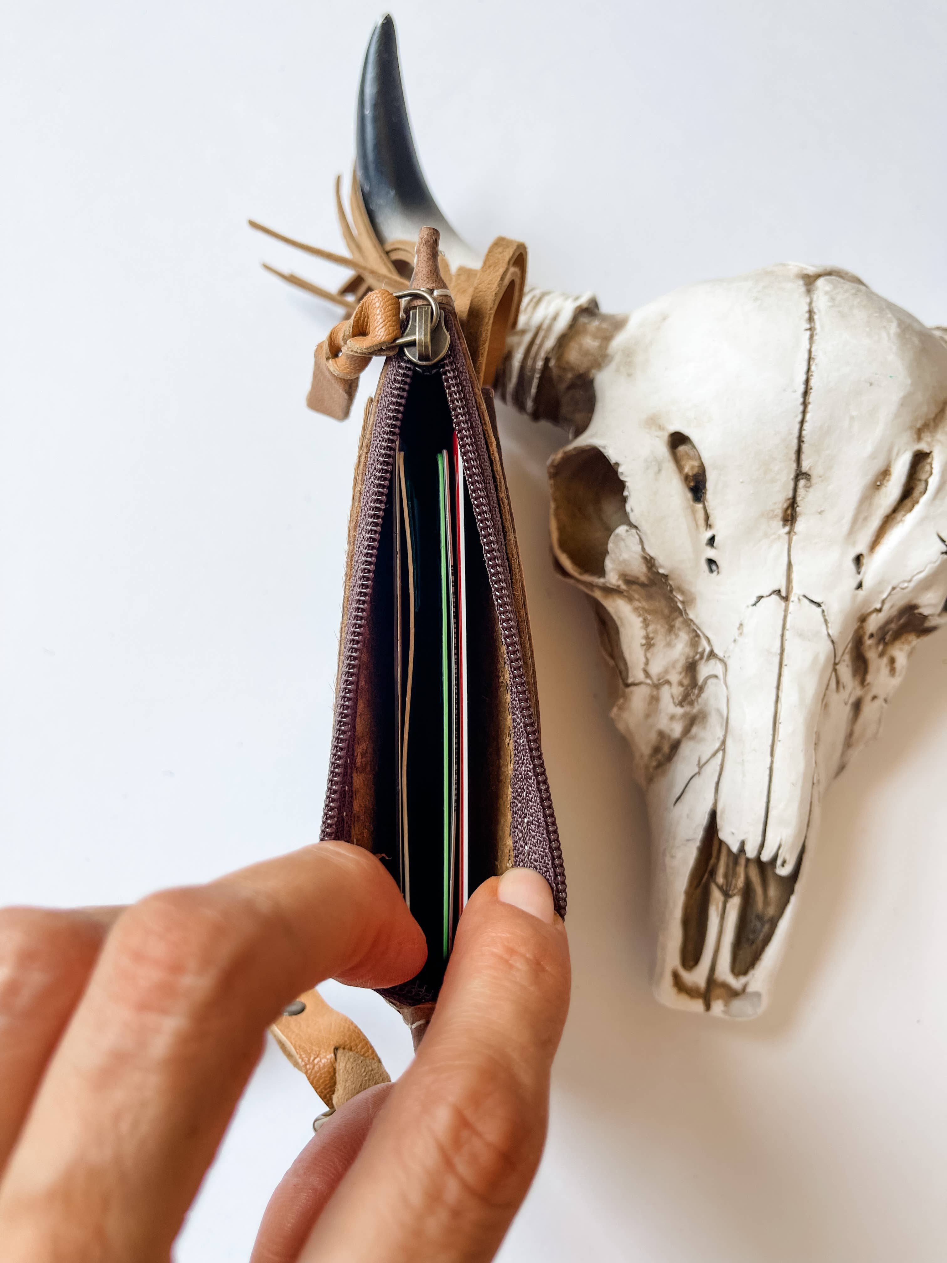 Boho Ranch Shop - Wholesale Wallet - Women's - Kenzie Western Keychain ID Leather Wallet5