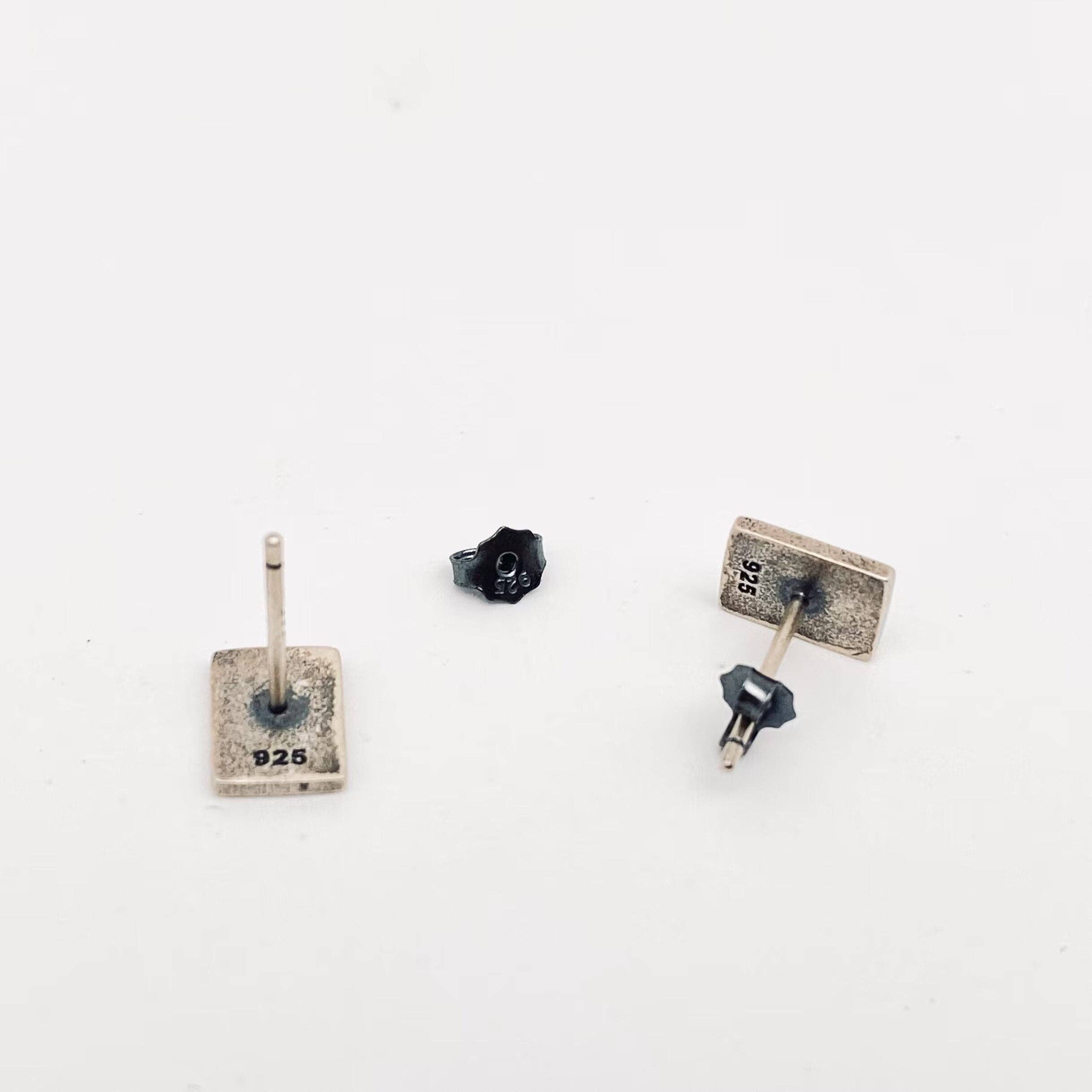 Mio Queena - Wholesale Stud/Post Earrings - S925 Sterling Silver Heart Ace Poker Stud Earrings2