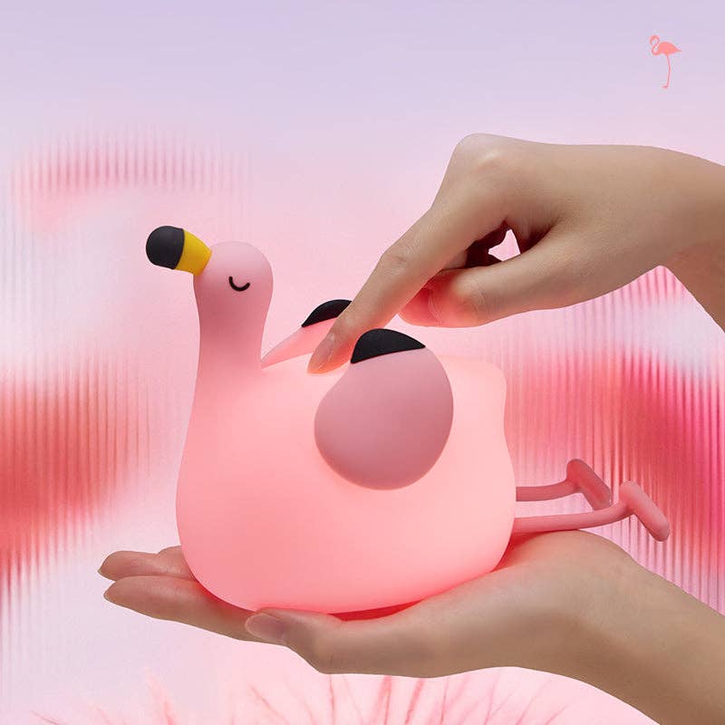 Rammelaartje - Wholesale Night light – Child & baby - Flamingo Night Light with 3 Settings and 30-Minute Timer3