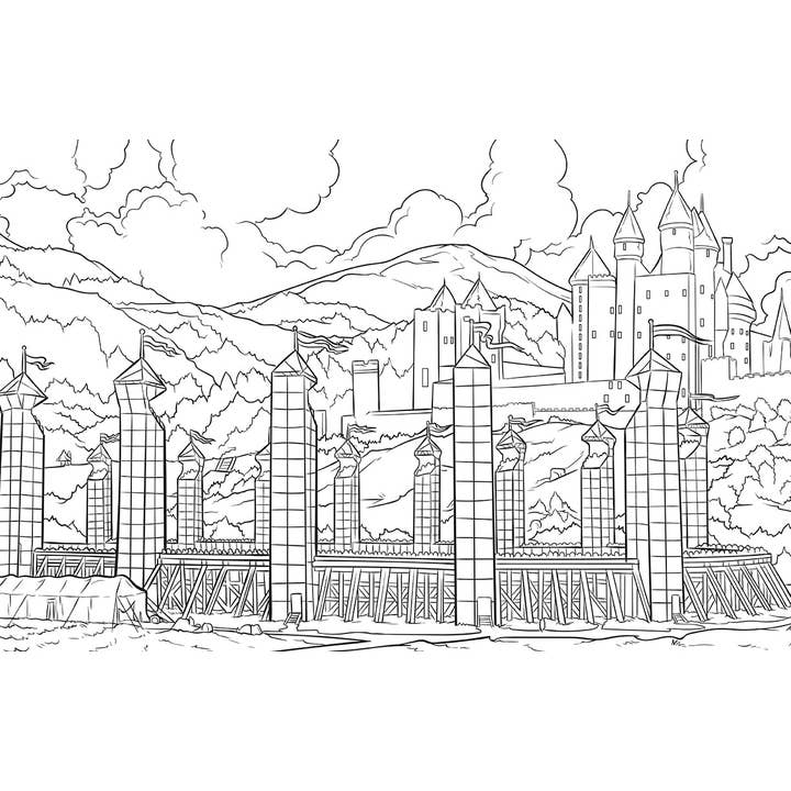 Insight Editions - Wholesale Coloring Book - Adult - Harry Potter: Gryffindor House Pride: The Official Coloring Book