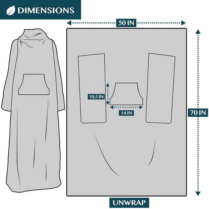 Pavilia - Wholesale Throw Blanket - Sherpa Fluffy Blanket with Sleeves7