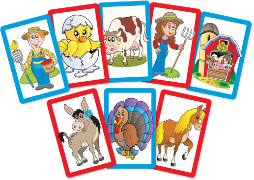 Cheatwell Games – wholesale Card game – Snap Pairs Farmyard1