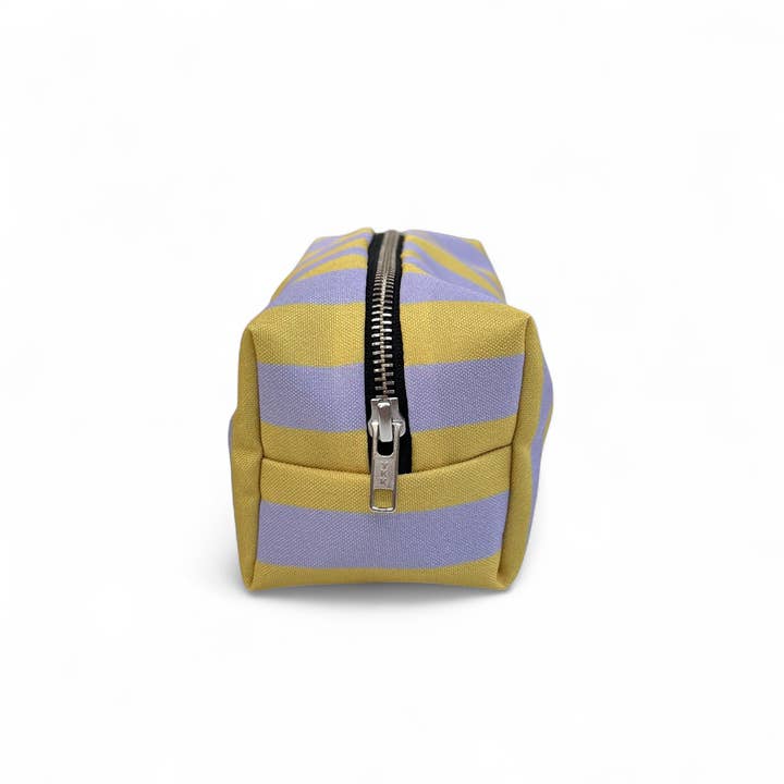 Block case · Striped lilac/yellow for wholesale by De Lange Tafel