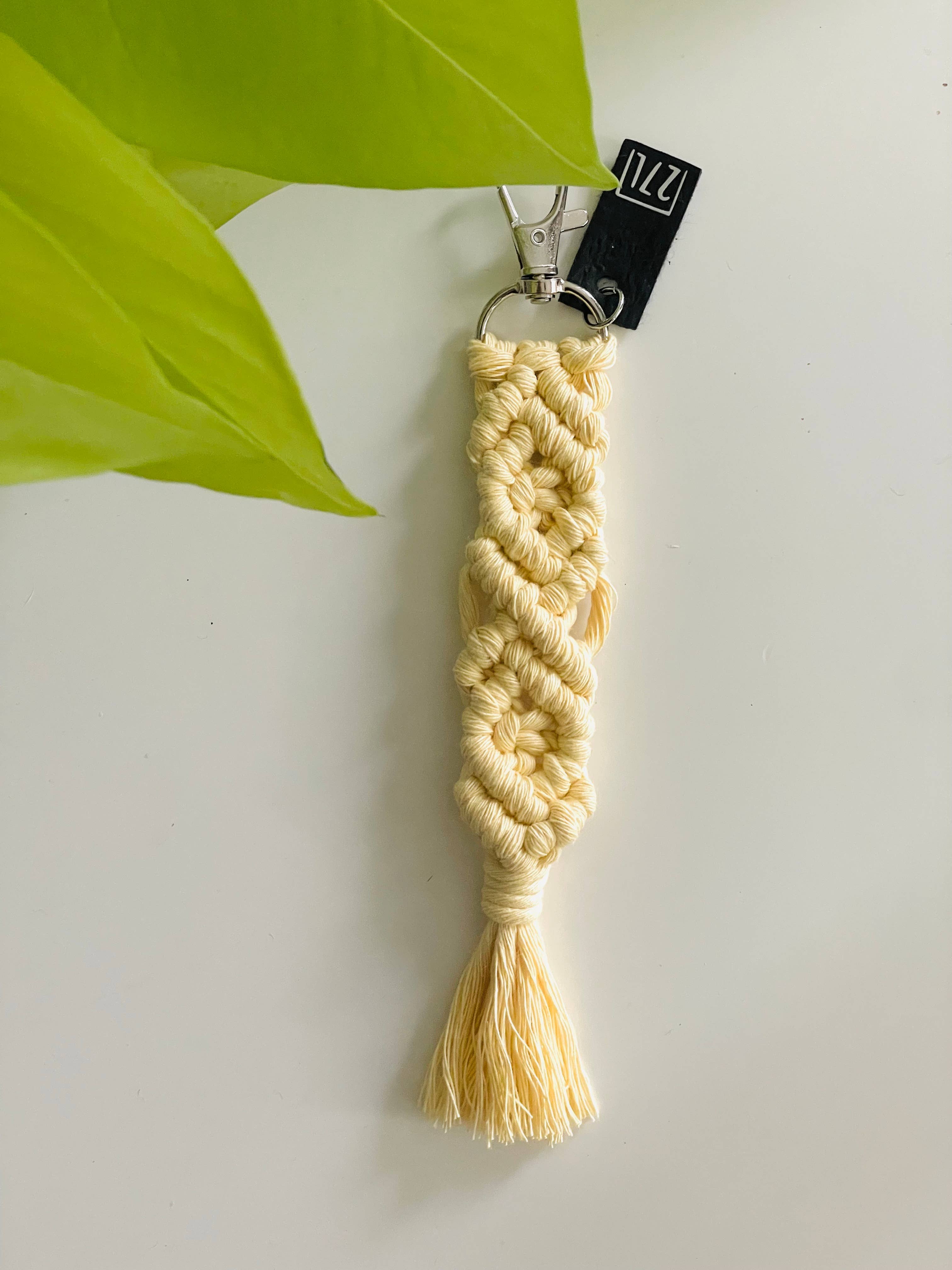 27 and Looming - Wholesale Keychain - Women's - Diamond Macrame Keychain, Boho, Bag Charm, Accessory, Woven0