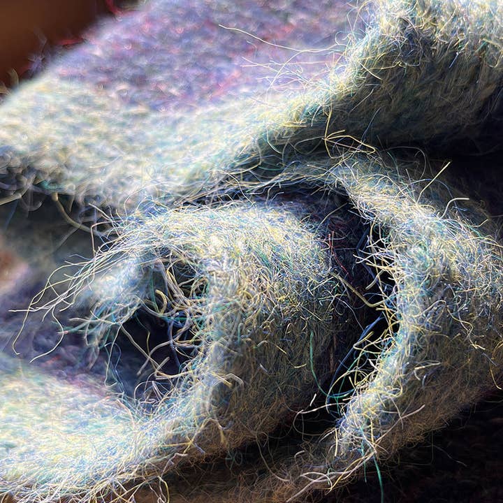 Marayn - Wholesale Scarf – Women's - Chunky Knit Colorblock Mohair Scarf Soft Chic Essential6