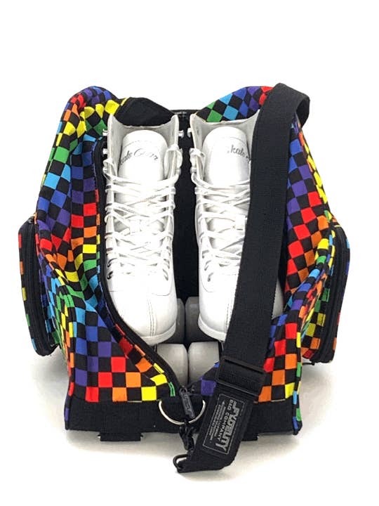 98101: Freewheelin' Rulleskøjte Taske | INDY Regnbue Sort for engroshandel hos Fydelity