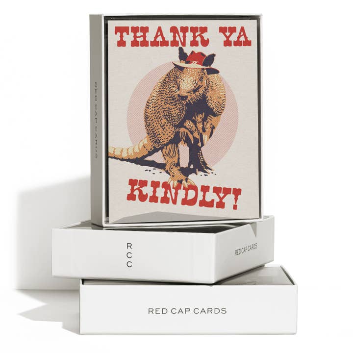 Red Cap Cards - Wholesale Thank You Card - Thank Ya Kindly thank you greeting card1