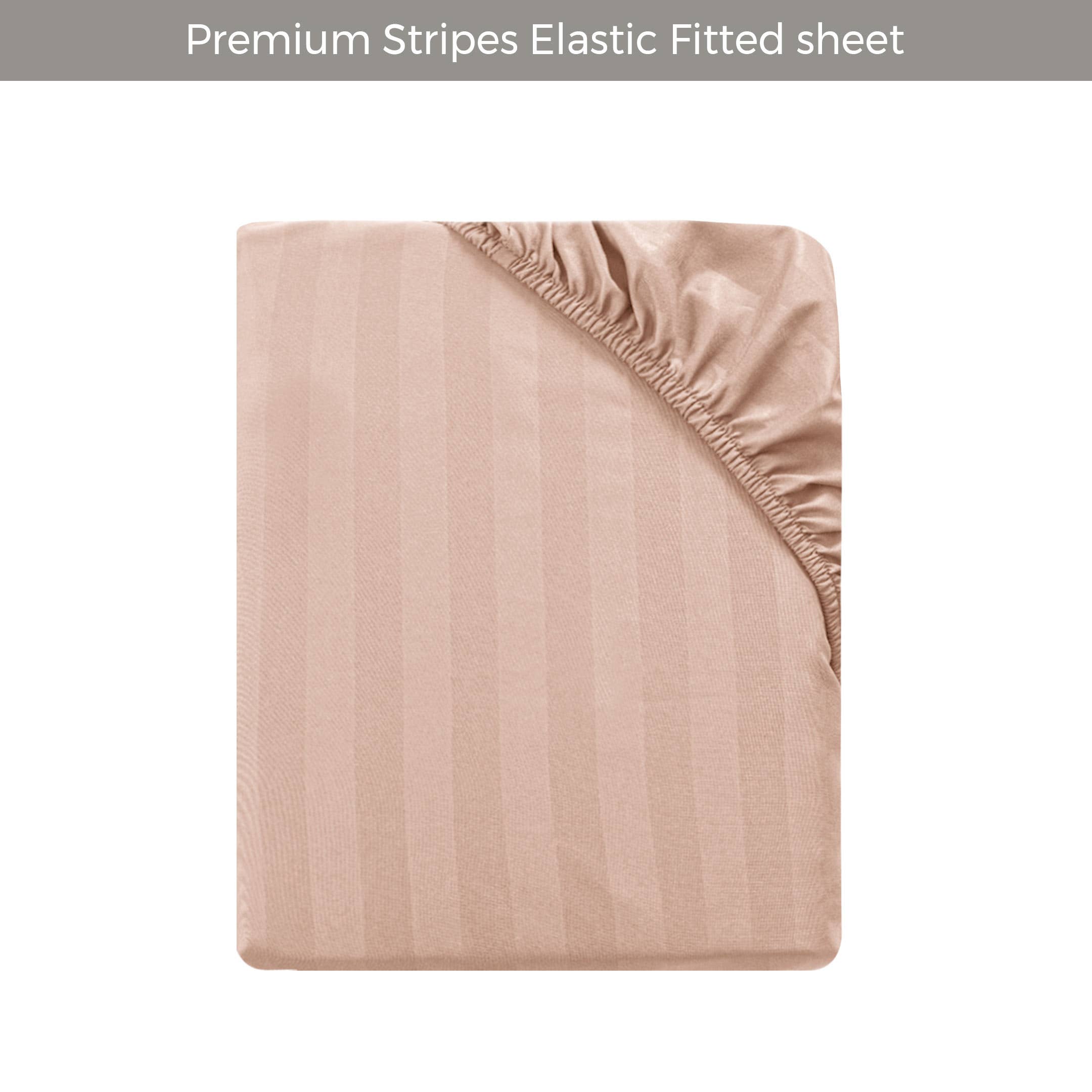 Cotton Passion - Wholesale Fitted Sheet - Satin Stripe Deep Pocket Fitted Sheets Deep Up to 25cm4