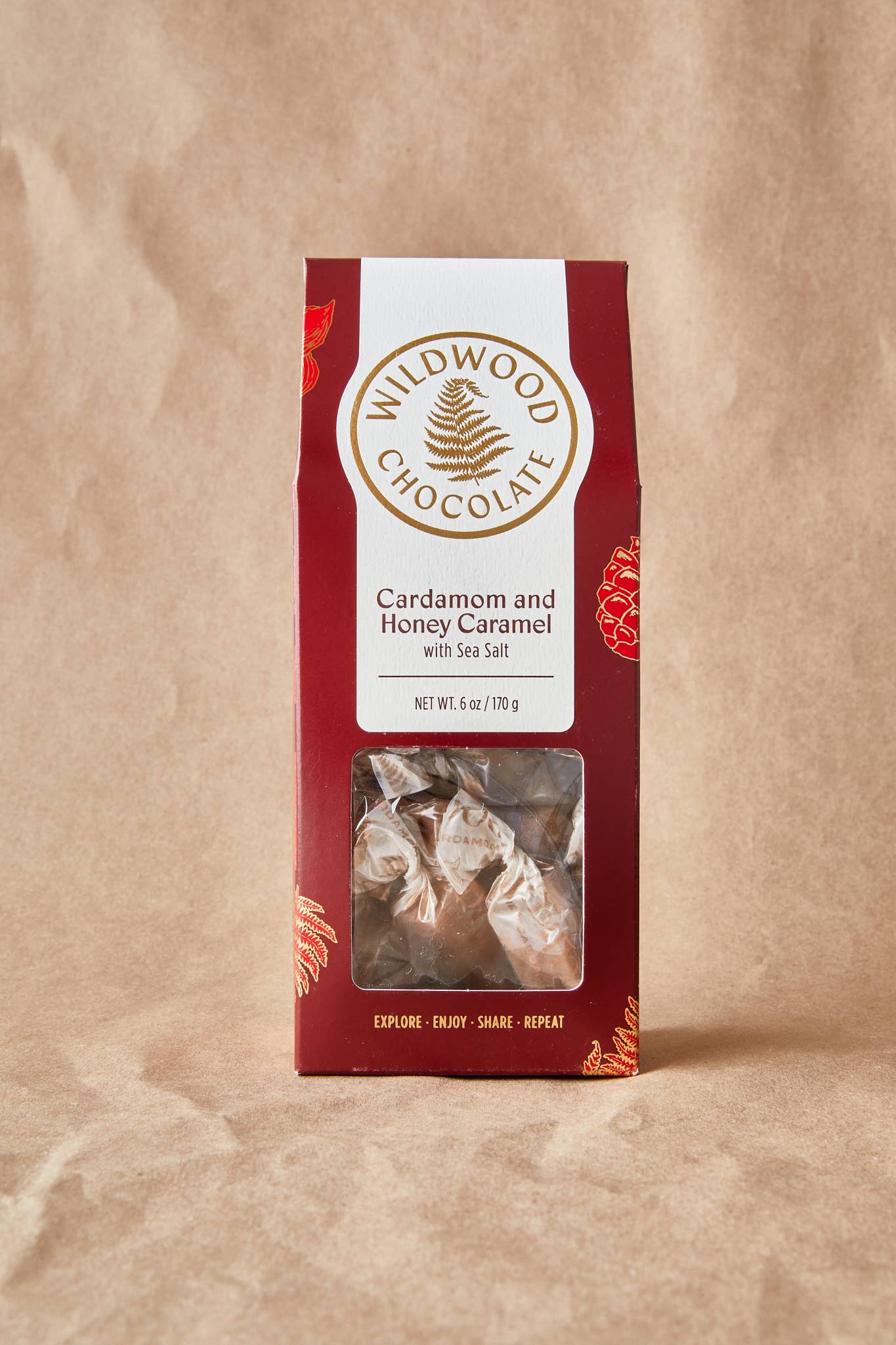 Wildwood Chocolate – wholesale Caramel – Cardamom Honey Caramel Box2