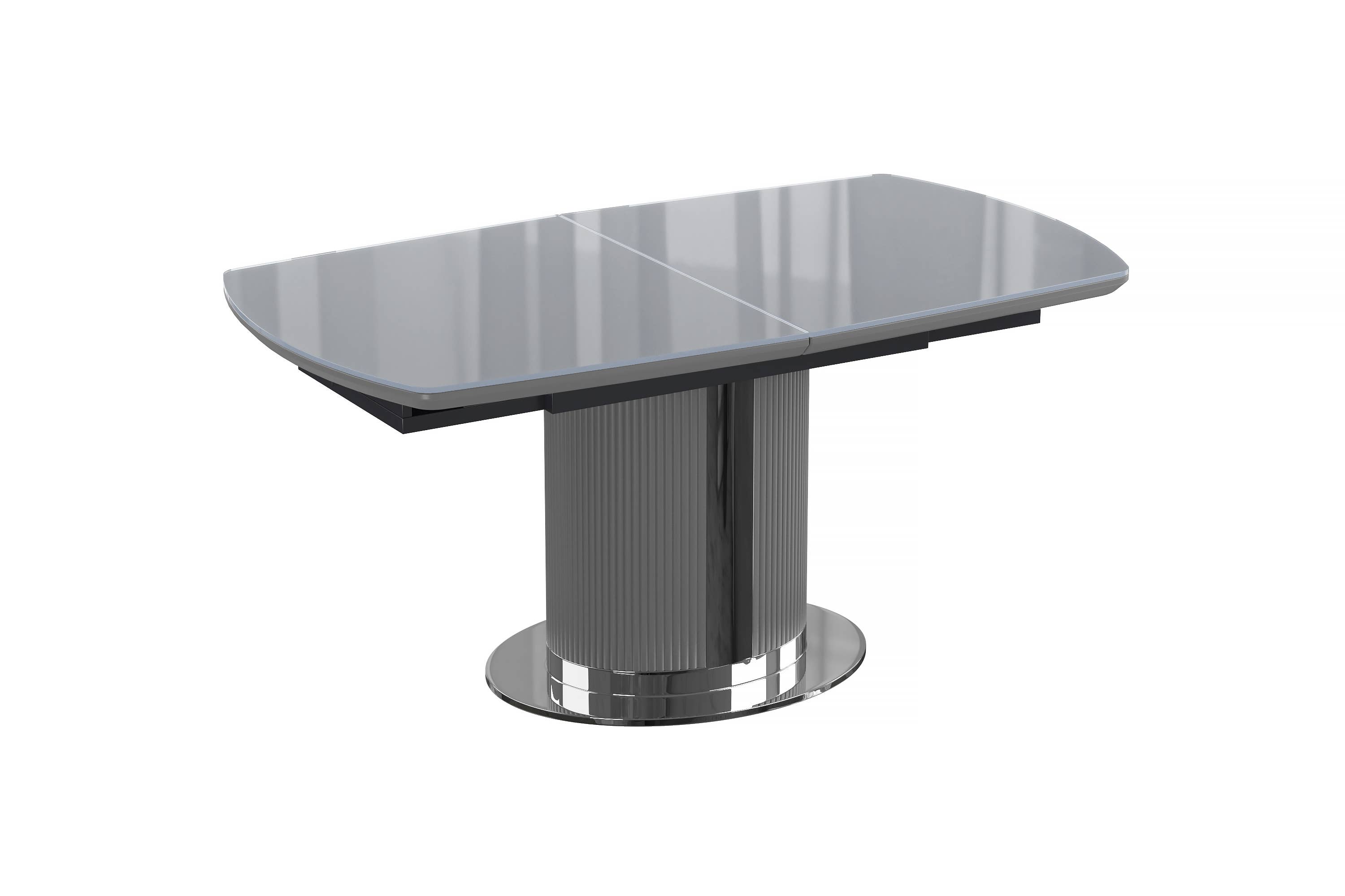 Amari Casa – wholesale Side table – Belgrave Ribbed Extending Dining Table with Glass Top0
