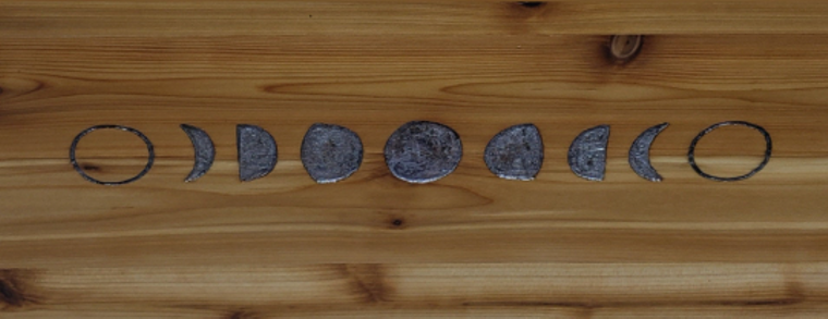 Lotus Design Store LLC – mesa de apoio por atacado – Mesa do altar das fases da lua1