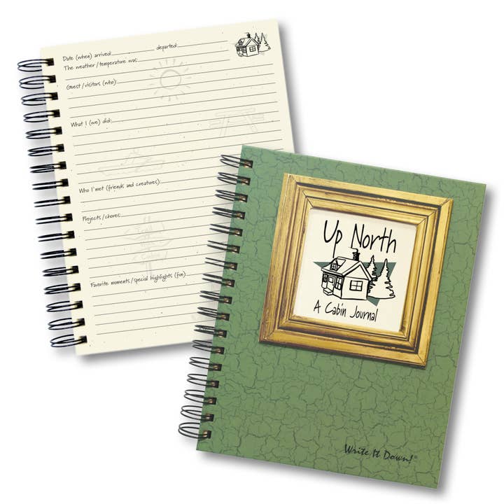 Cabin Journal - Up North (Color) for wholesale by Journals Unlimited