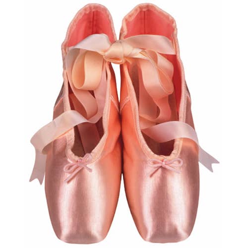 Paper House Productions - Wholesale Everyday greeting card - Ballet Slippers Blank Diecut Card