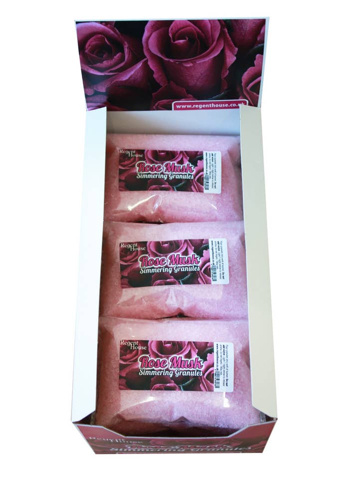 Rose Musk Simmering Granules for wholesale by Regent House