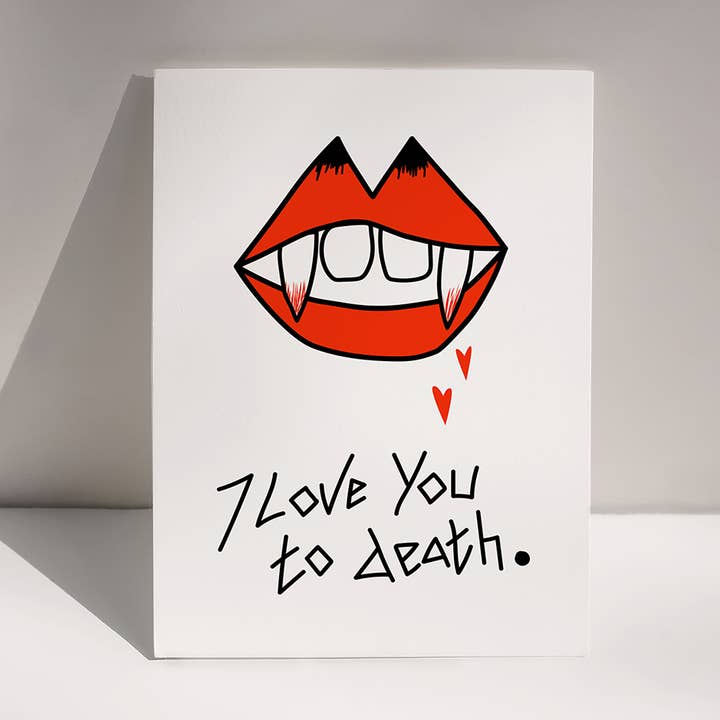 Ik hou zielsveel van je: Valentijns-, verlovings-, liefdeskaart. voor wholesale door Kiki Gunn