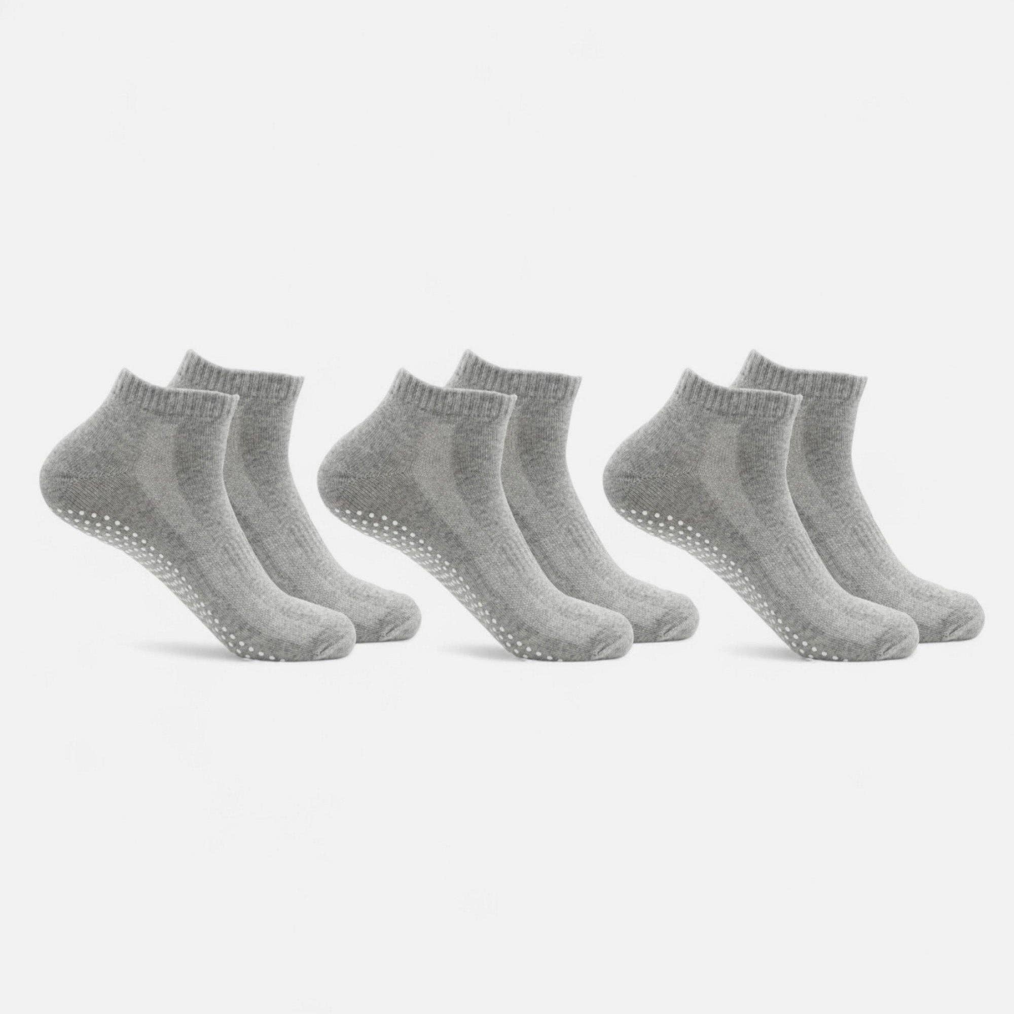 AK Brand – wholesale Socks – Men's – Men's Ankle Grip Socks 3-Pack with Textured Soles and Cushio4