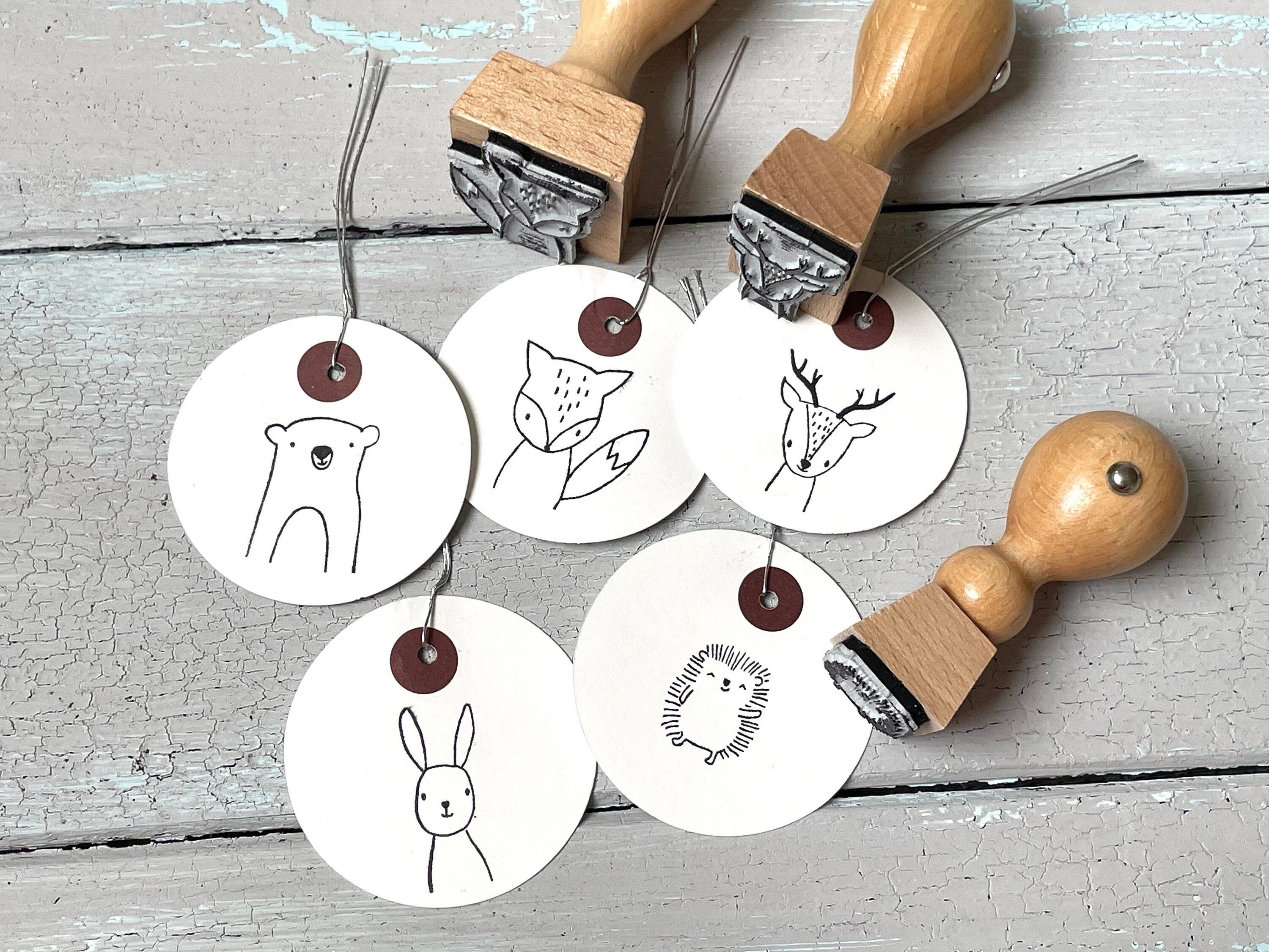 Der kleine Sperling - Wholesale Rubber/Decorative Stamp - Stamp Rabbit | Stamp Forest Animal | Children's Birthday | School Start2