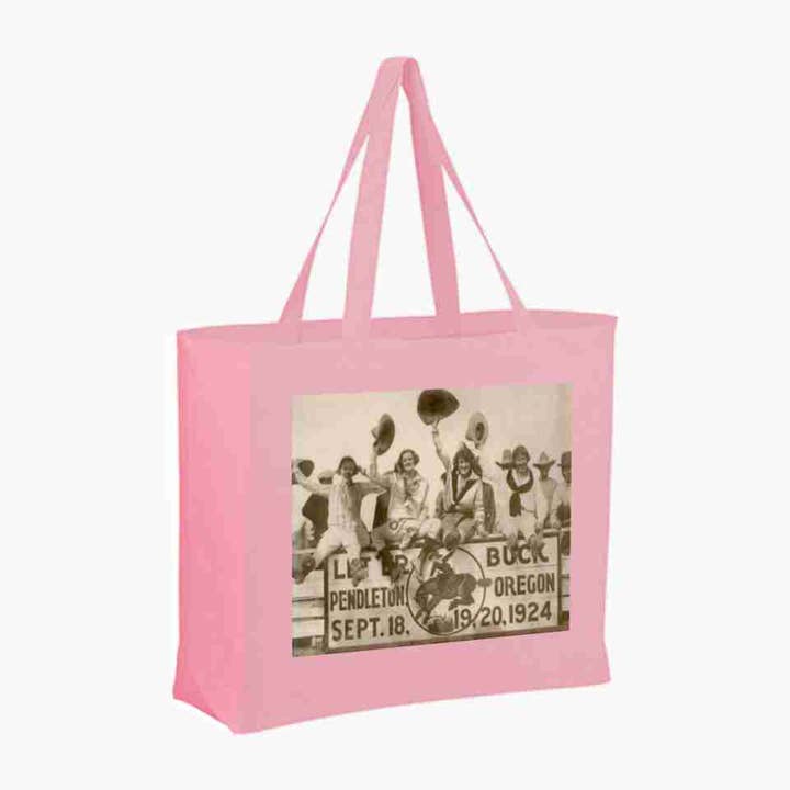 Cowgirl Rodeo Pendleton Pink Tote Bag Accessories Groceries for wholesale by BMS BIZ