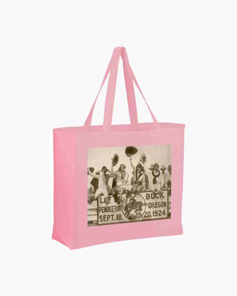 Cowgirl Rodeo Pendleton Pink Tote Bag Accessories Groceries for wholesale by BMS BIZ