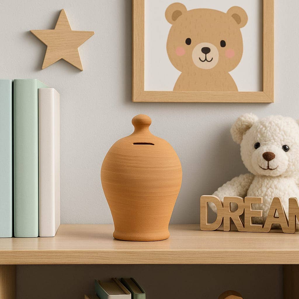 Etnico del Mondo - Wholesale Money/Piggy Bank - Vintage Retro Handmade Terracotta Piggy Bank2