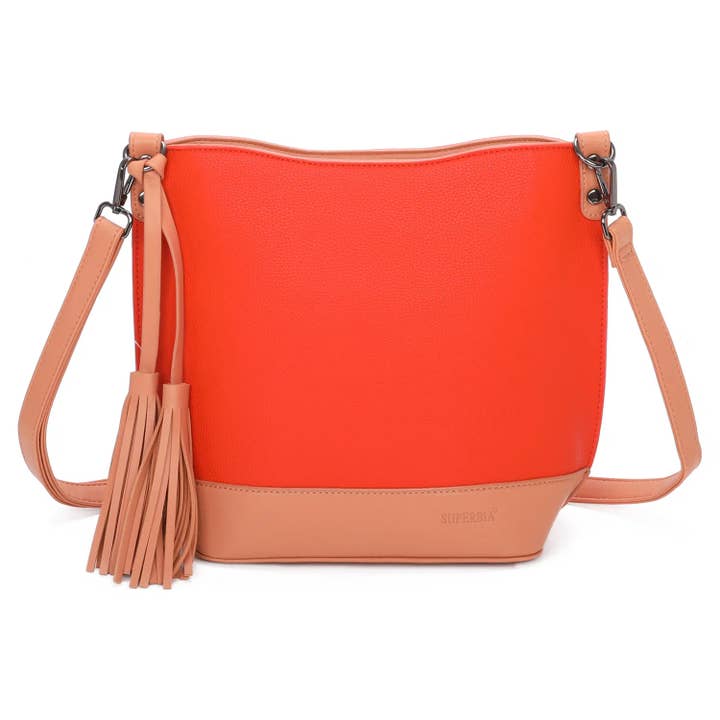 Superbia - Wholesale Shoulder Bag - Women's - Medium Size Classic Shoulder Bag Cross Body Bag with Tassel2