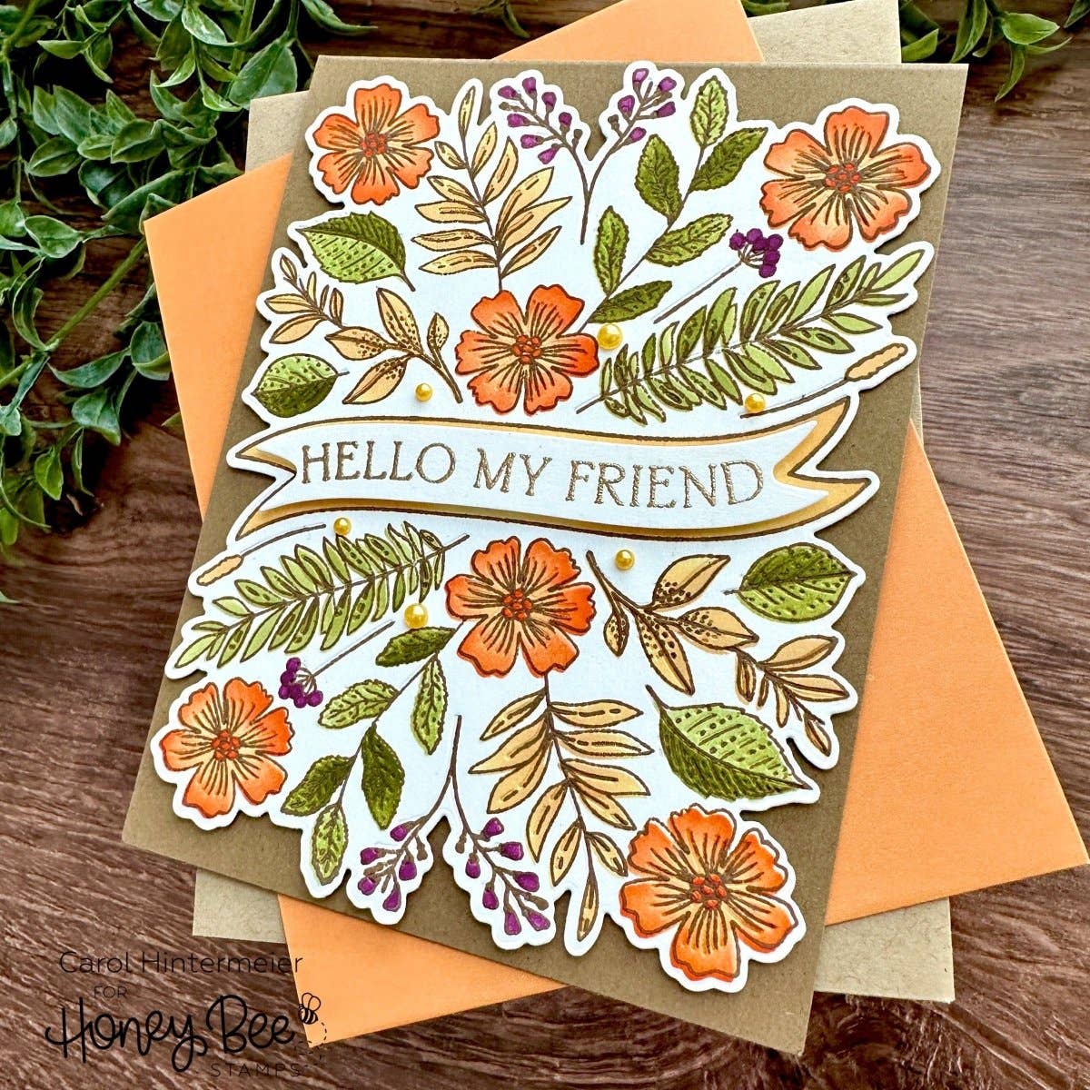 Honey Bee Stamps – material para artesanato por atacado – Bountiful Banner - Honey Cuts - Cortantes Coordenados5