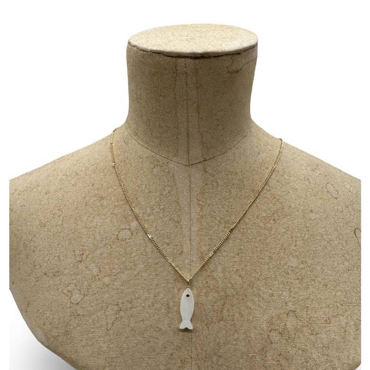 Avery Chain Fish Pendant for wholesale by Audax