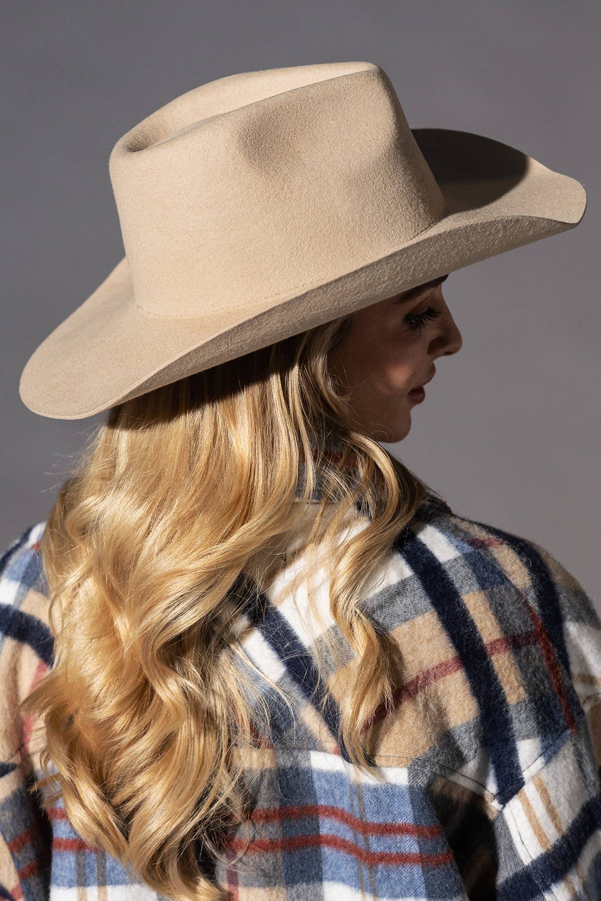 Urbanista - Wholesale Fedora - Women's - 100% Australian Wool Hard Brim Cowboy Hat-Blank 16