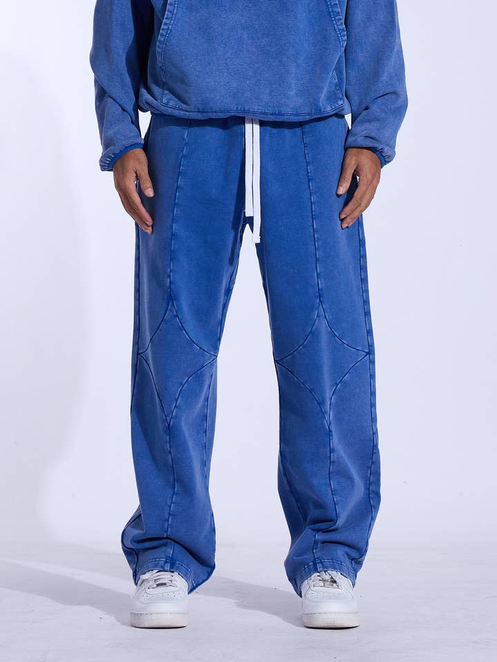 Starr Sweatpant (Royal Blue) for wholesale by Crysp Denim
