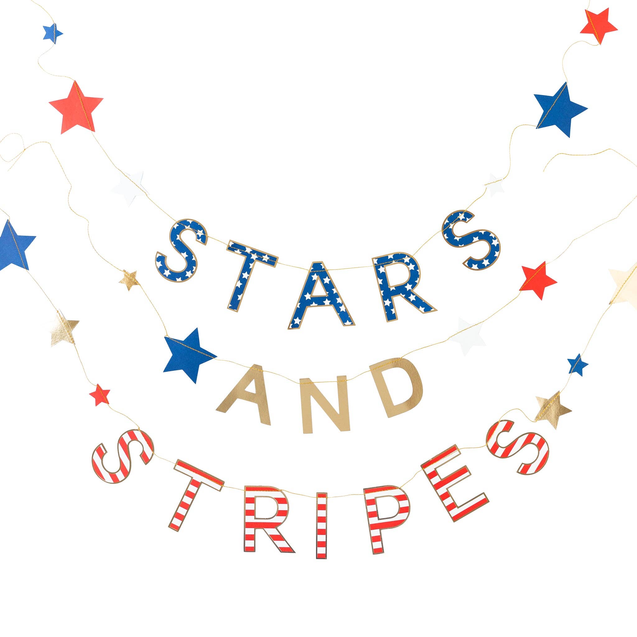 My Mind’s Eye - Wholesale Party Sign/Banner - SSP906 - Stars and Stripes Banner4