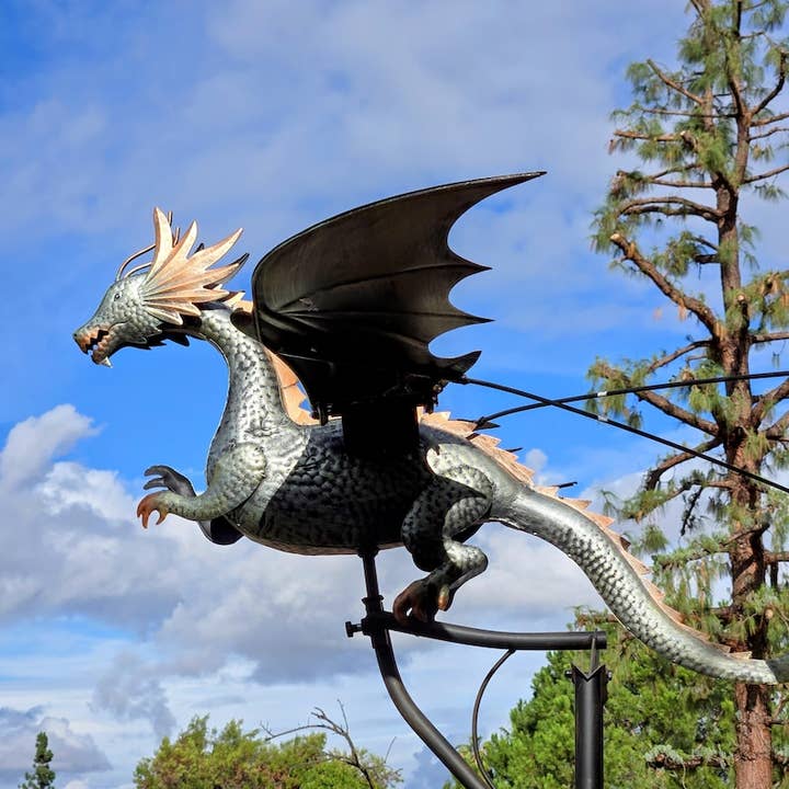 Metal Dragon Rocker – Rustic Outdoor Sculpture for wholesale by Artisan Metal Art INC