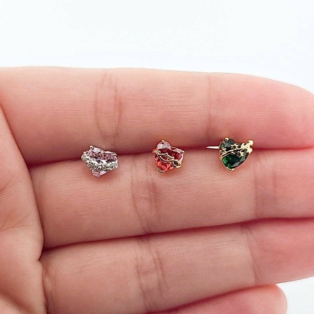 Saints of Heart - Wholesale Stud/Post Earrings - Immaculate heart MINI earrings3