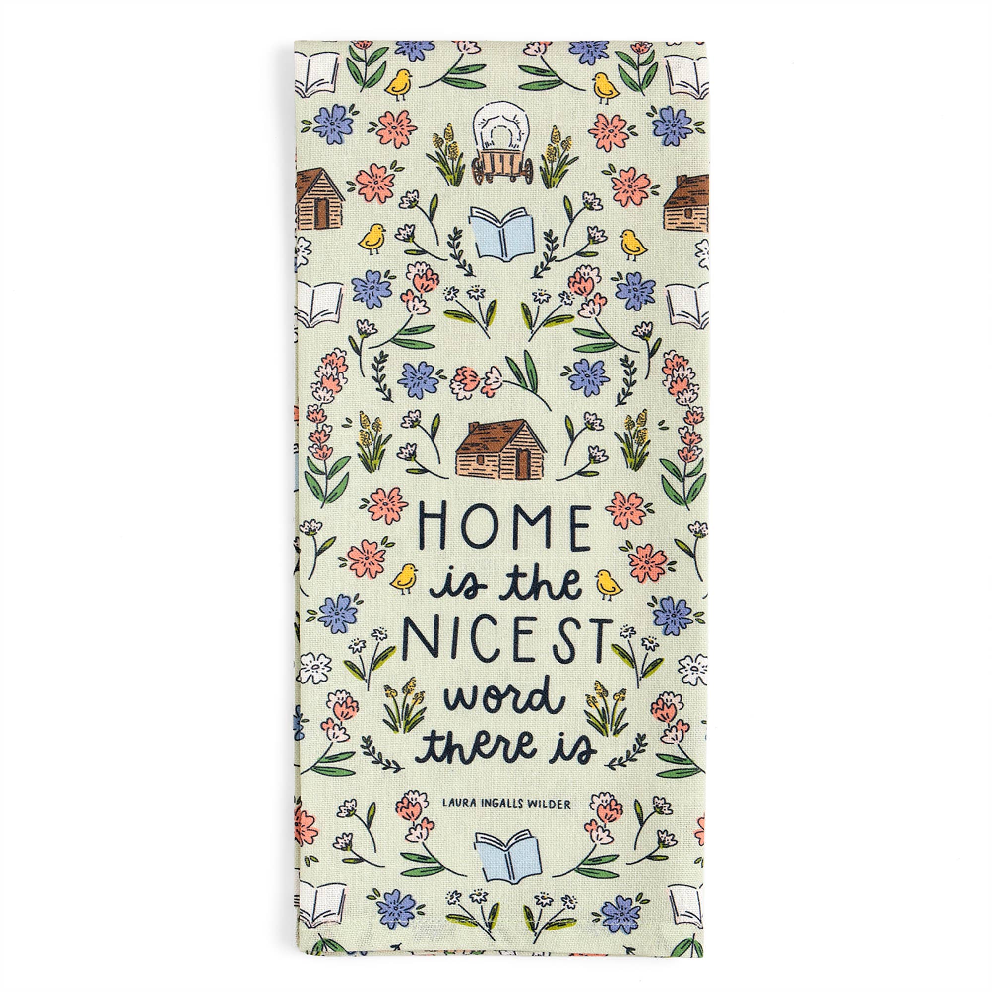 Pippi Post - Wholesale Tea Towel - Home Is The Nicest Word Little House on the Prairie TeaTowel0
