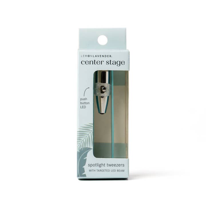 DM Merchandising - Wholesale Tweezers - Lemon Lavender Light Up Tweezer