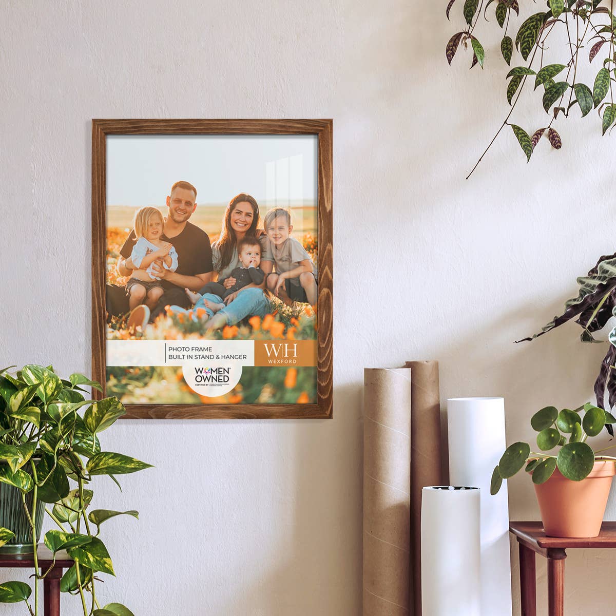 Wexford Home - Wholesale Picture Frame - Photo Frame, Real Wood with Wood Grain, Walnut28