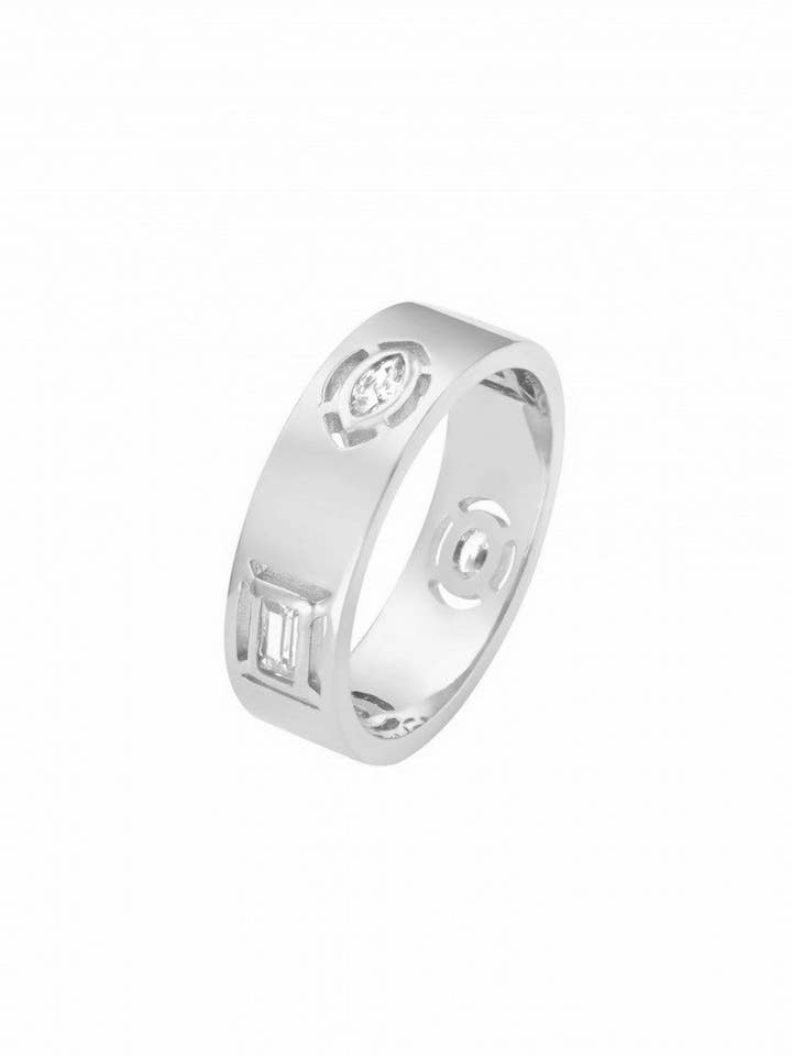 Meervormige kristalband voor wholesale door Nayla Jewelry